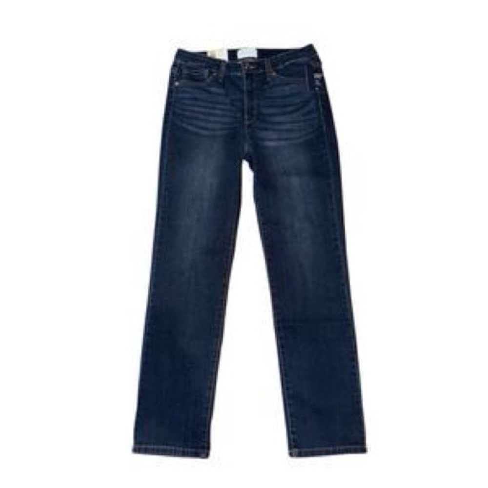 Crown & Ivy Dark Blue High-Rise Vintage Straight Leg Jeans Sz 14W